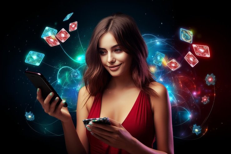 laguslot live dealer in professional studio setting